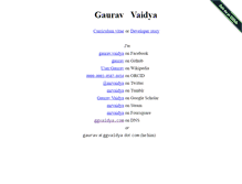 Tablet Screenshot of ggvaidya.com